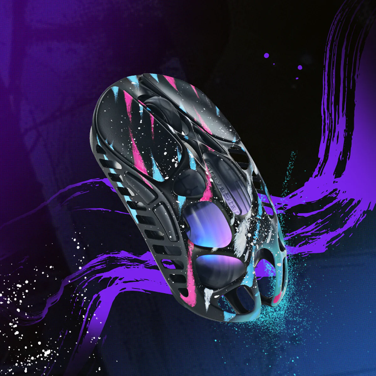 GravaStar HE 8000Hz Ultra-Fast Hall Effect Gaming Set - Neon Graffiti - Image 4